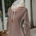 Hoodie nähen lernen- rosabeige 2775 scaled