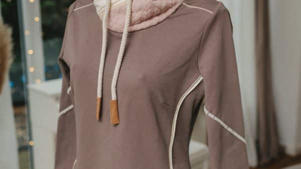 Hoodie nähen lernen- rosabeige 2775 scaled