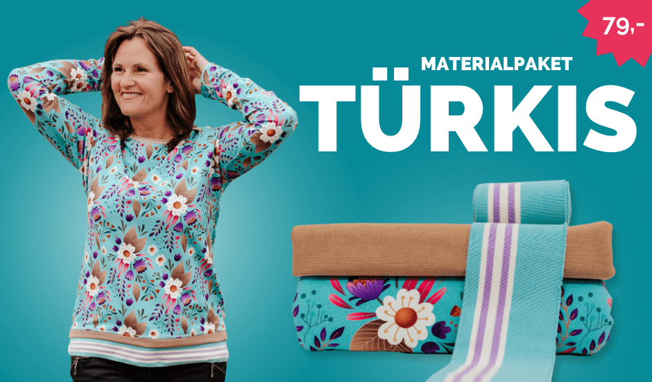 Artikelbild Materialpaket Tuerkis