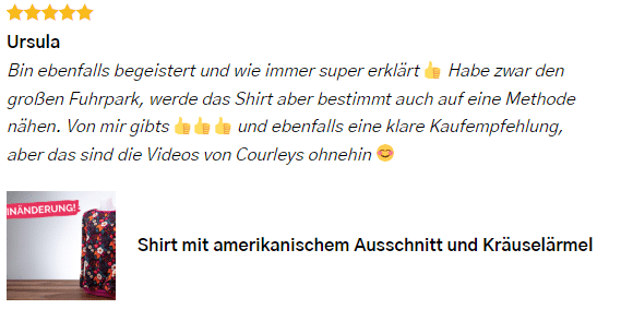 Bewertung amerikanisches Shirt 1