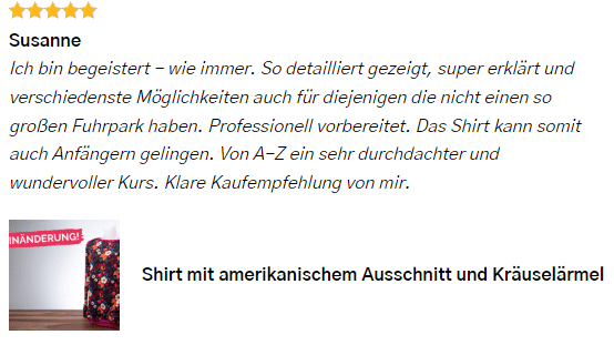 Bewertung amerikanisches Shirt 2