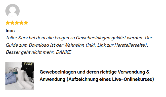 Gewebeeinlagen