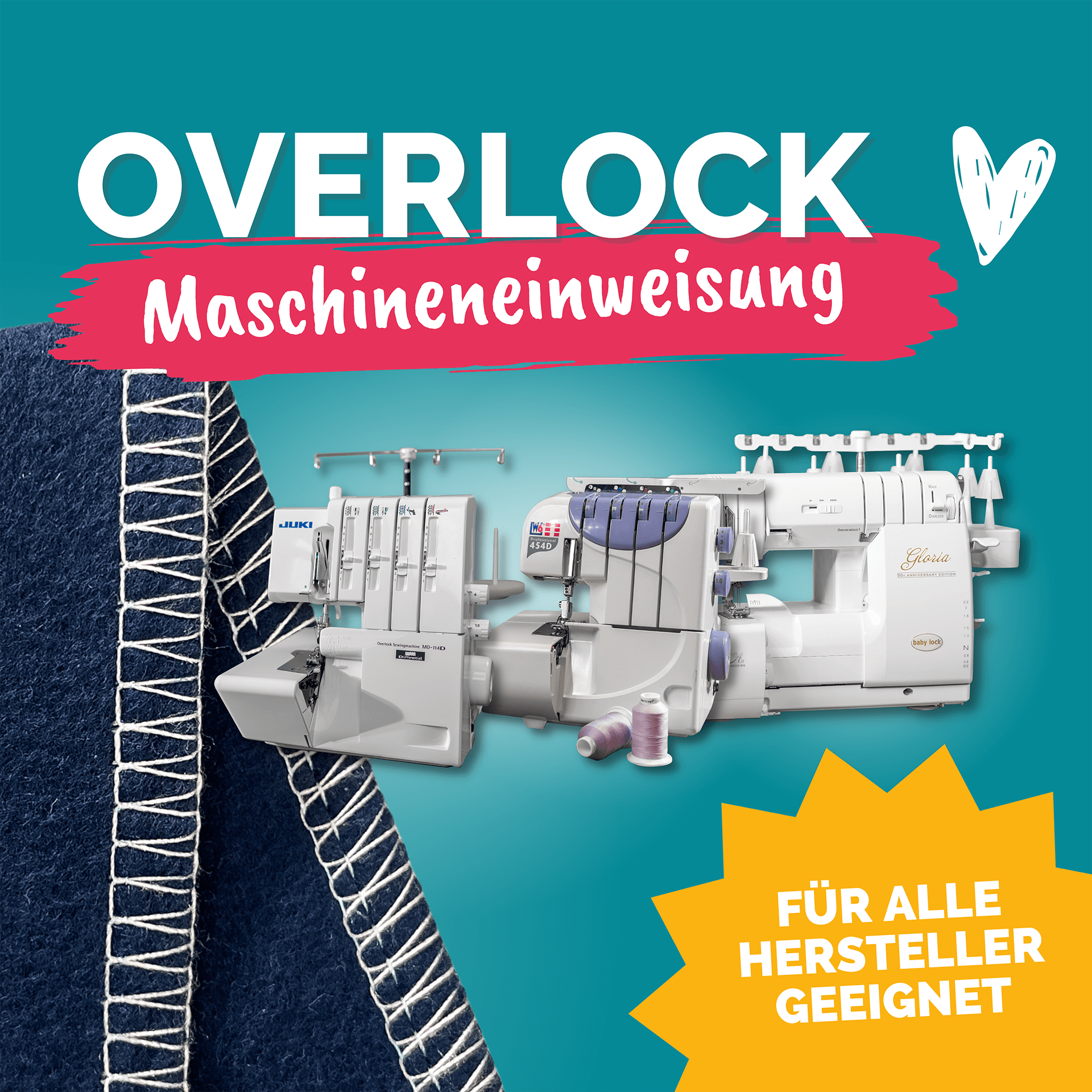 Banner Mobile Overlock Maschineneinweisung kompr