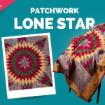 Patchwork lone star mitPetrol kompr