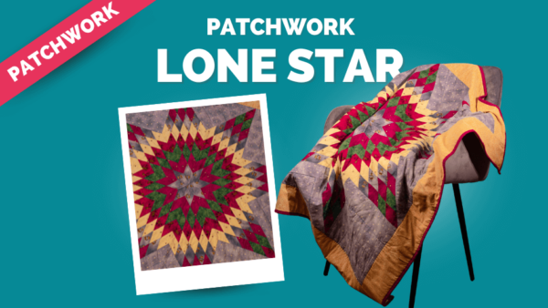 Patchwork lone star mitPetrol kompr