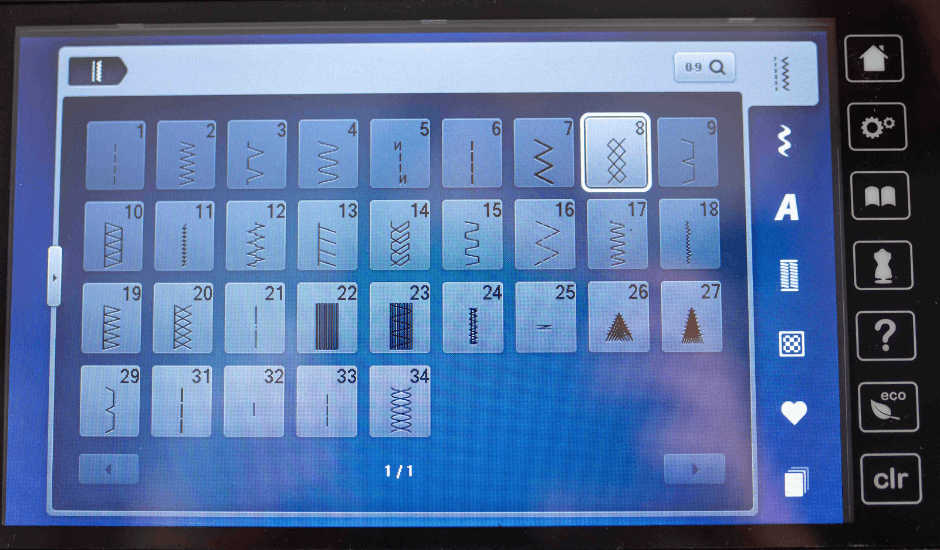 bernina 7er Display 3