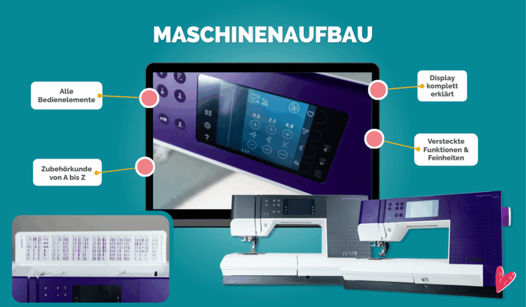 Pfaff Expression 710 720 Maschinenaufbau (11) kompr