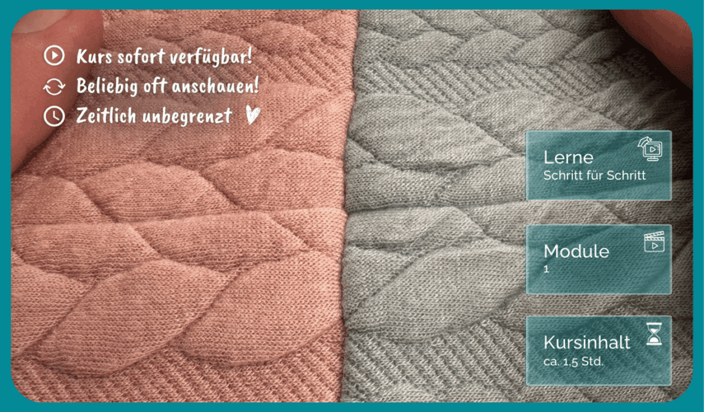 Dicke Lagen mit der Overlock (2)