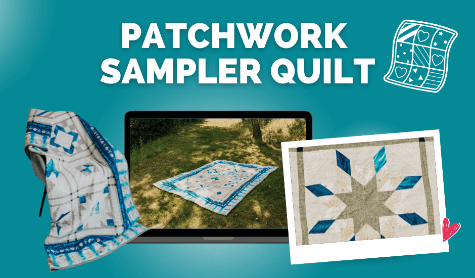 Artikelbild Patchwork Sampler Quilt kompr