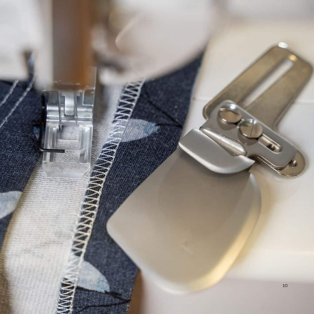 Einzelumschlager einer Coverstitch