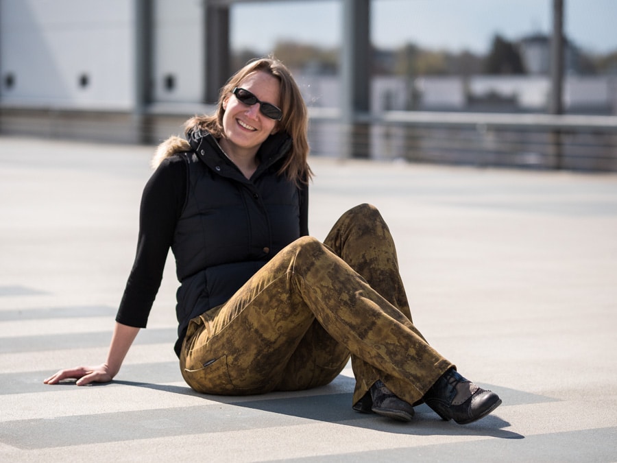 Fotoshooting im Parkhaus