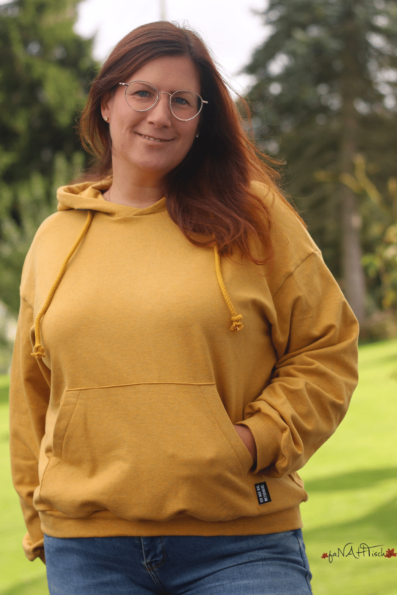 Selbstgenähter Hoodie Boston nach Schnittmuster von Meine Herzenswelt