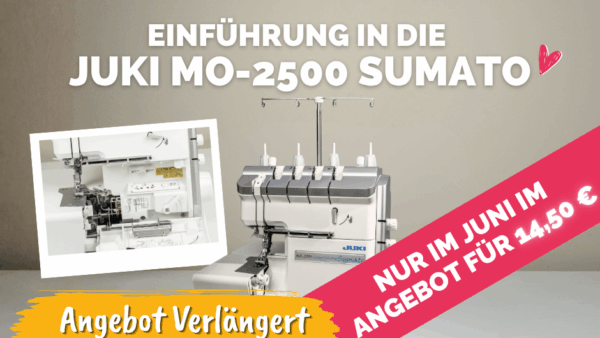 Artikelbild Einführung in die Juki MO 2500 Angebot verlängert kompr