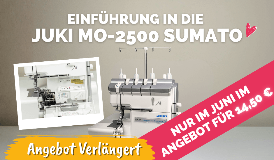 Artikelbild Einführung in die Juki MO 2500 Angebot verlängert kompr